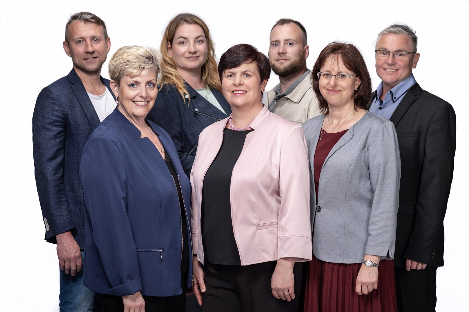 Společná fotografie kandidátů